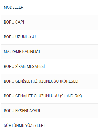 FMC Metal Boru Ucu Genişletme Sistemi - PE 1626 ve Her Model Boru Ucu Genişletme Sistemler En Özel Fiyatlarla Mekanikmarkt.com da Sizleri Bekliyor.